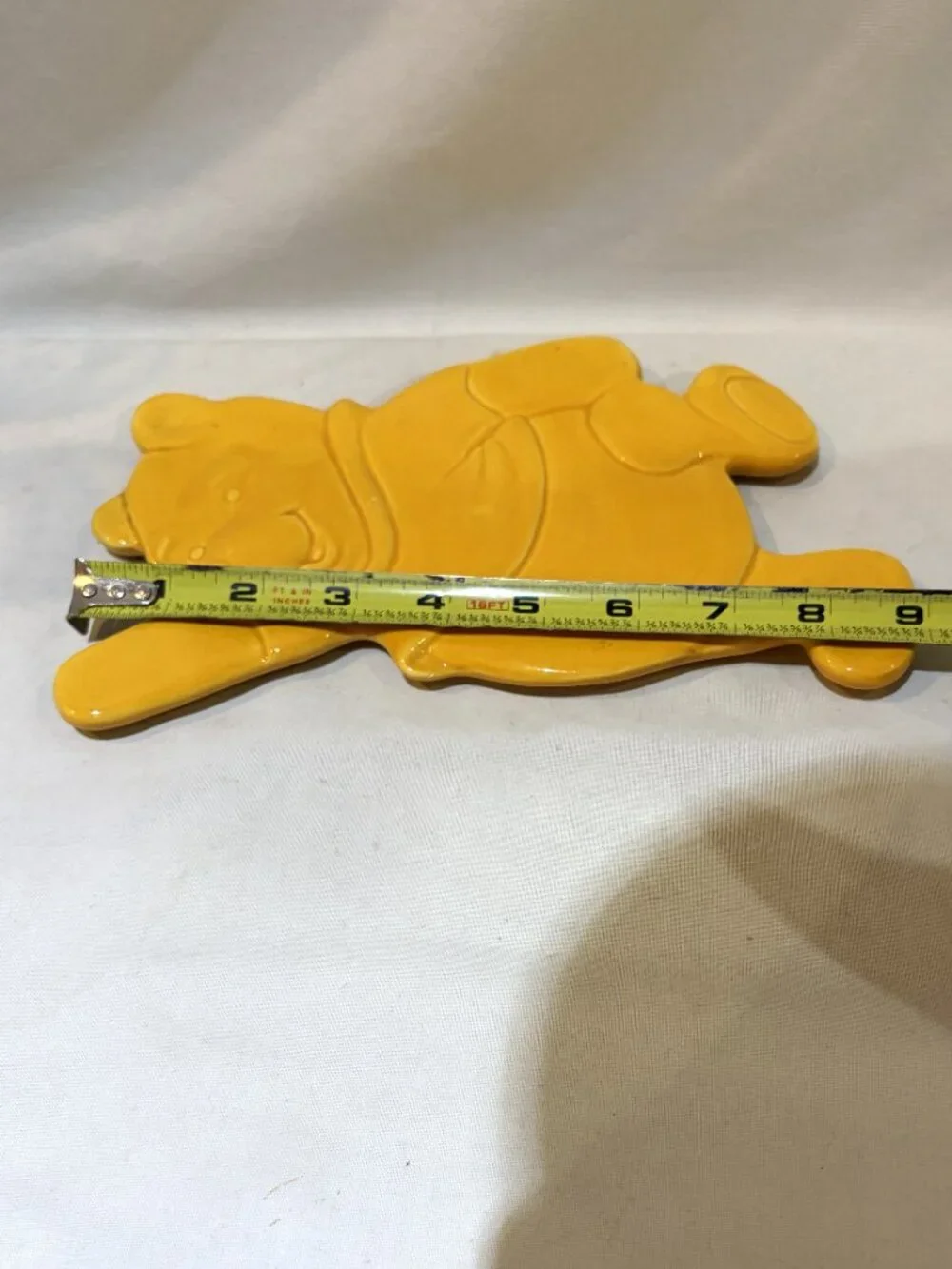 Treasure Craft Disney Winnie the Pooh Ceramic Pottery Trivet Hot Plate AS IS